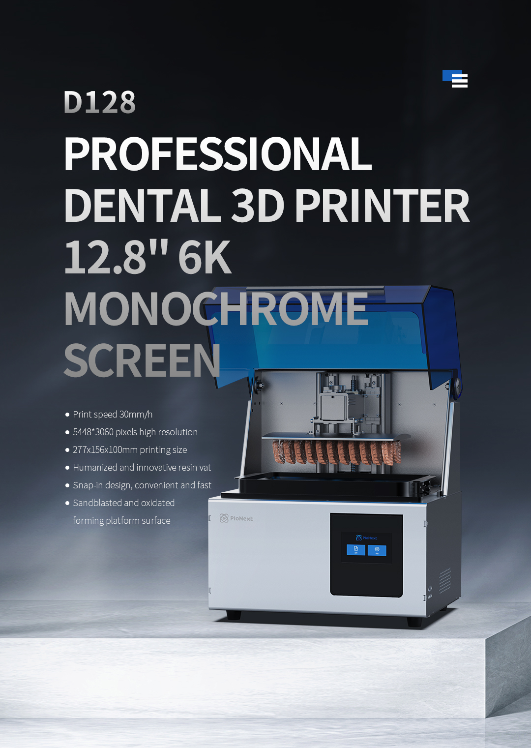 D128 Dental 3D Printer